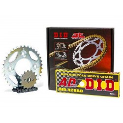 Σετ Γρανάζια-Αλυσίδα ''AD'' Kawasaki ZX 130 Μετατροπή σε 428 JT-DID